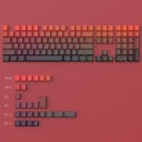 Contour Line Lucky Strike 104+29 Keys PBT Doubleshot Side Legends Keycaps Set Cherry Profile for Cherry MX Keyboard